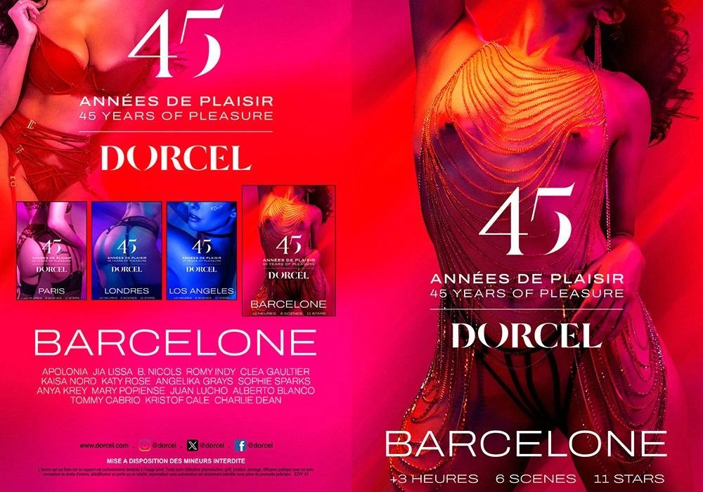 Dorcel - 45 Years of Pleasure - Barcelona / 45 Annees de Plaisir - Barcelone - 1080p/720p