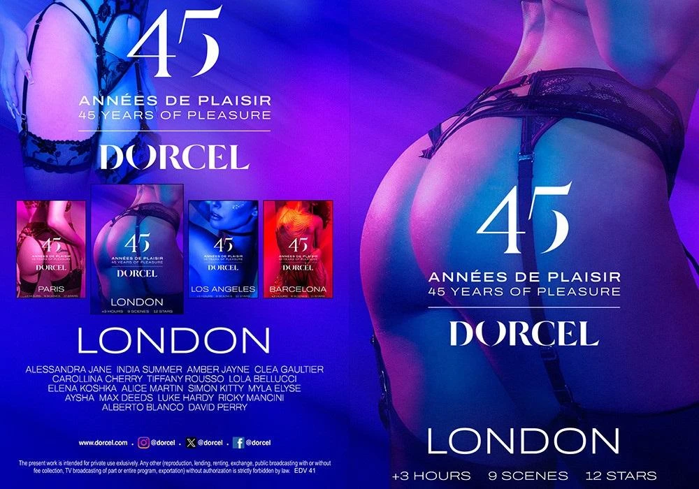 Dorcel - 45 Years of Pleasure - London / 45 Annees de Plaisir - Londres - 720p/SD/1080p