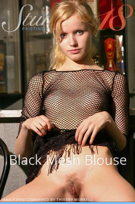 Yana F - Yana - Black Mesh Blouse