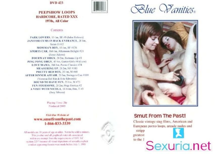 Blue Vanities Tape 423 / Peepshow Loops 423: 70s & 80s [1970 / 1980]