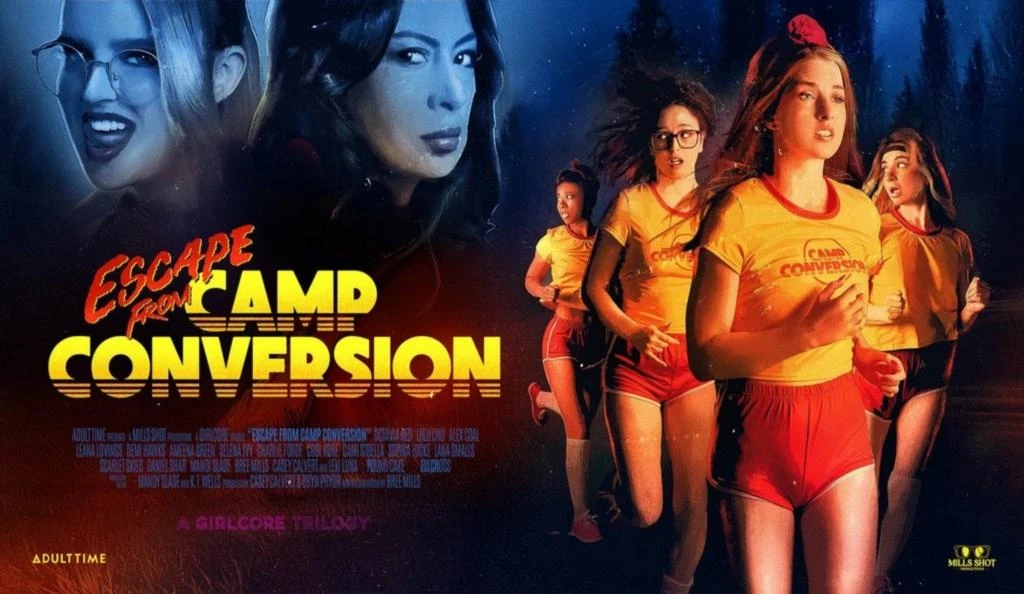 Octavia Red, Demi Hawks, Leana Lovings, Alex Coal, Ameena Green, Selena Ivy, Lulu Chu - Escape From Camp Conversion - Chapter 1 FullHD 1080p