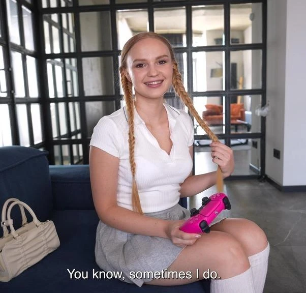 Naughty College Girl Cheats with Friend Instead of Playing Games and Gets Creampie FullHD 1080p/HD 720p