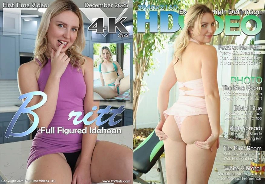 Britt Blair - Full Figured Idahoan 4K 2160p/FullHD 1080p