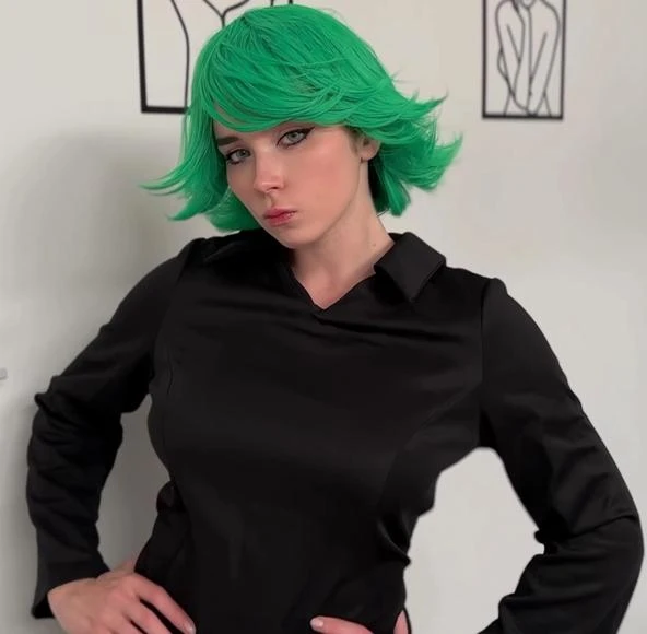 Sweetie Fox - Tatsumaki from One Punch Man Deepthroats & Rough Fucks POV 4K 2160p